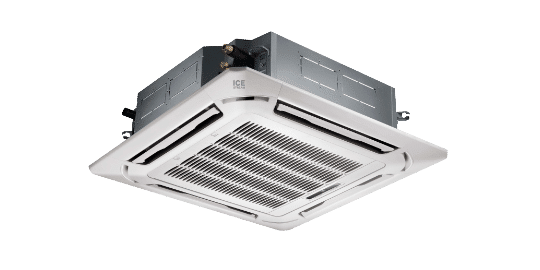 Cassette encastrée plafond tertiaire bureaux commerces