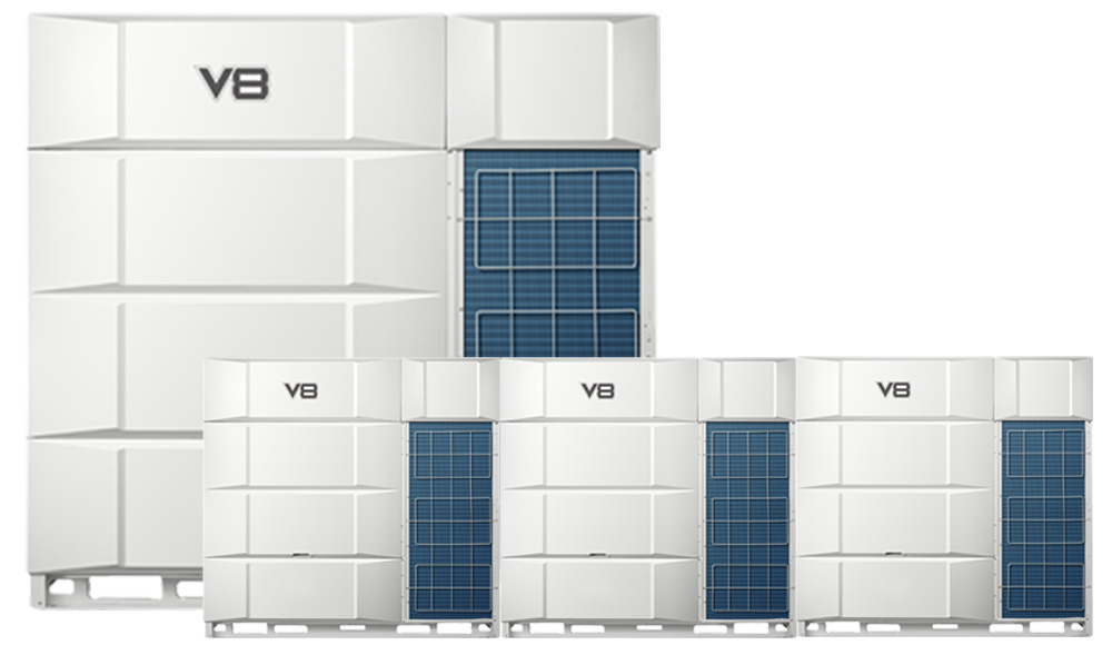 climatisation-centrale-vrf-v8-ecofeel climatisation centrale vrf v8 ecofeel pour équipement tertiaire et industriel